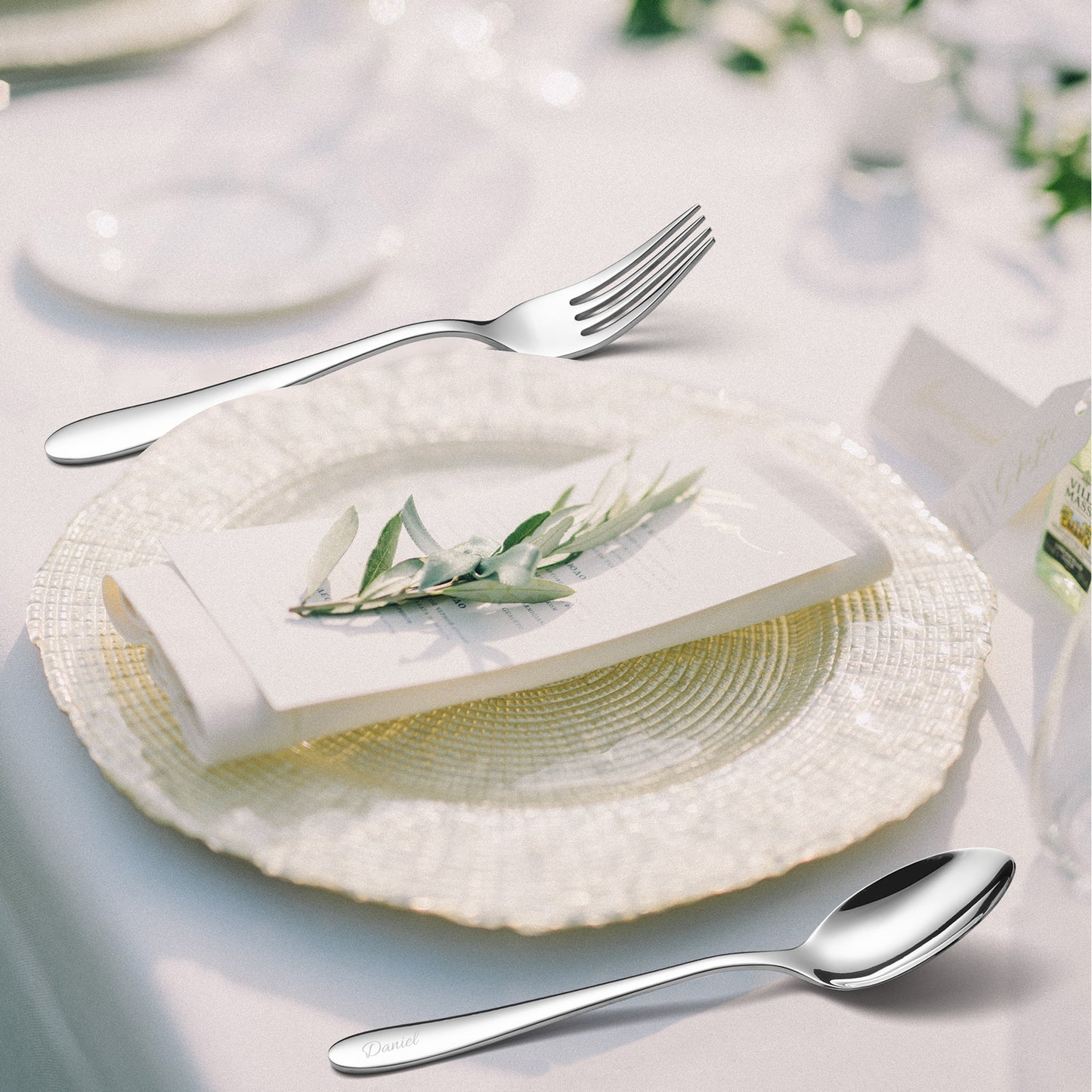 KH2000 Big Mirror-Polish Cutlery Pair
