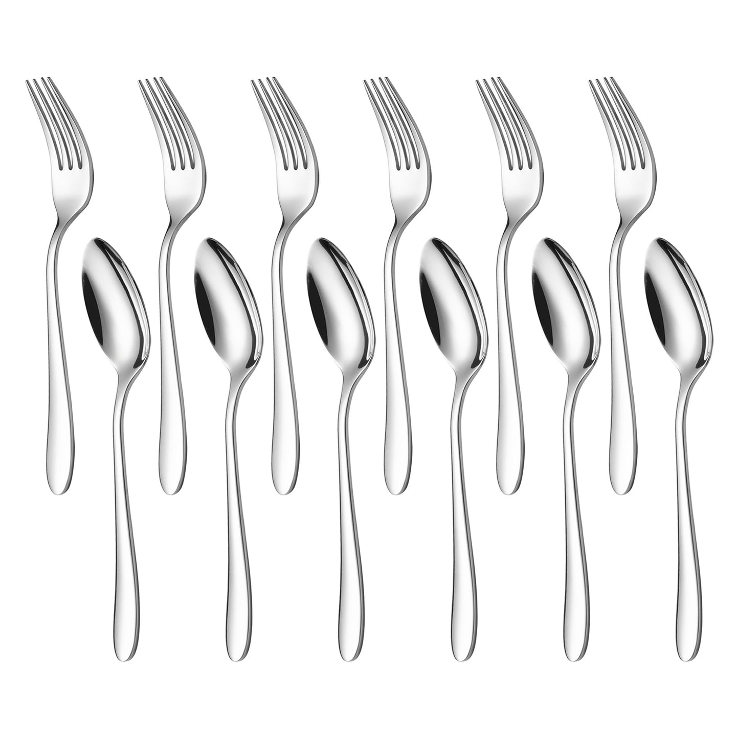 KH2000 Big Mirror-Polish Cutlery Pair