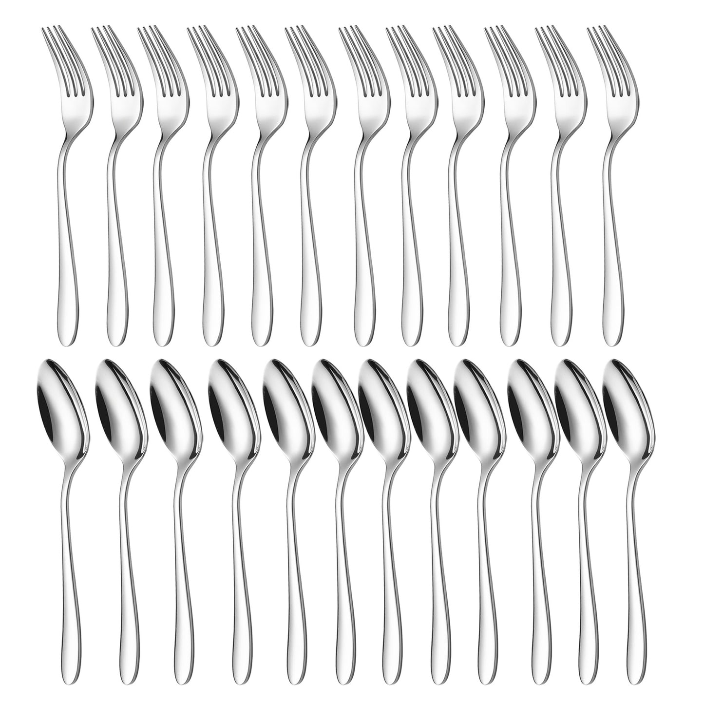KH2000 Big Mirror-Polish Cutlery Pair