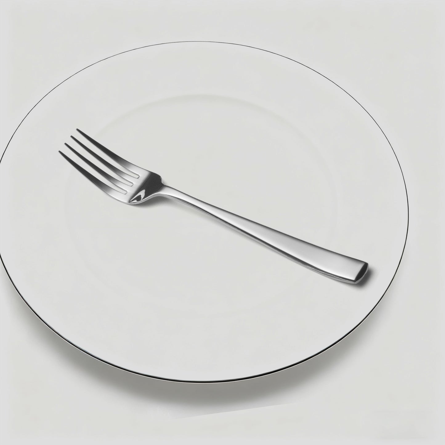 Slanted Mirror-Polish Small Fork