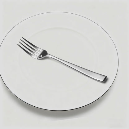 Slanted Mirror-Polish Small Fork
