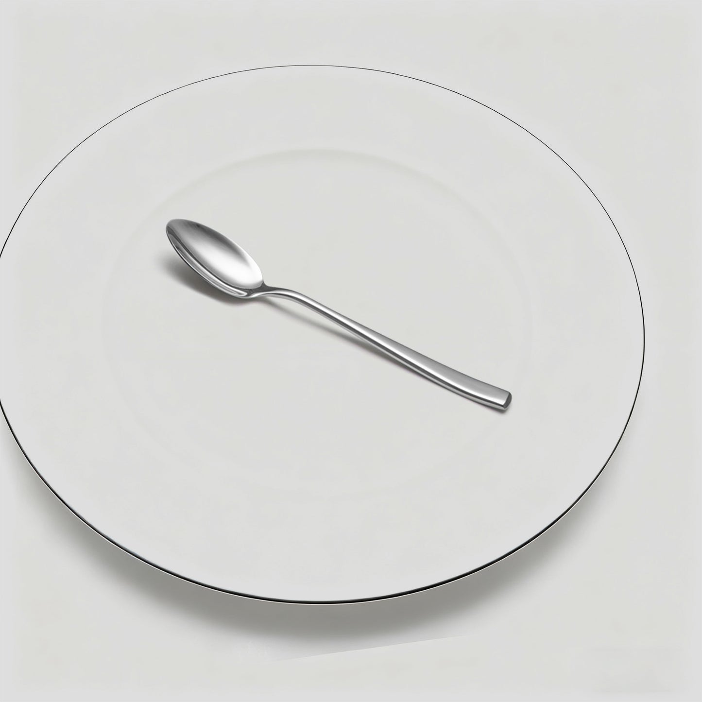 Slanted Mirror-Polish Small Spoon