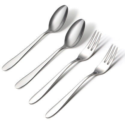 KH2000 Small Mirror-Polish Cutlery Pair