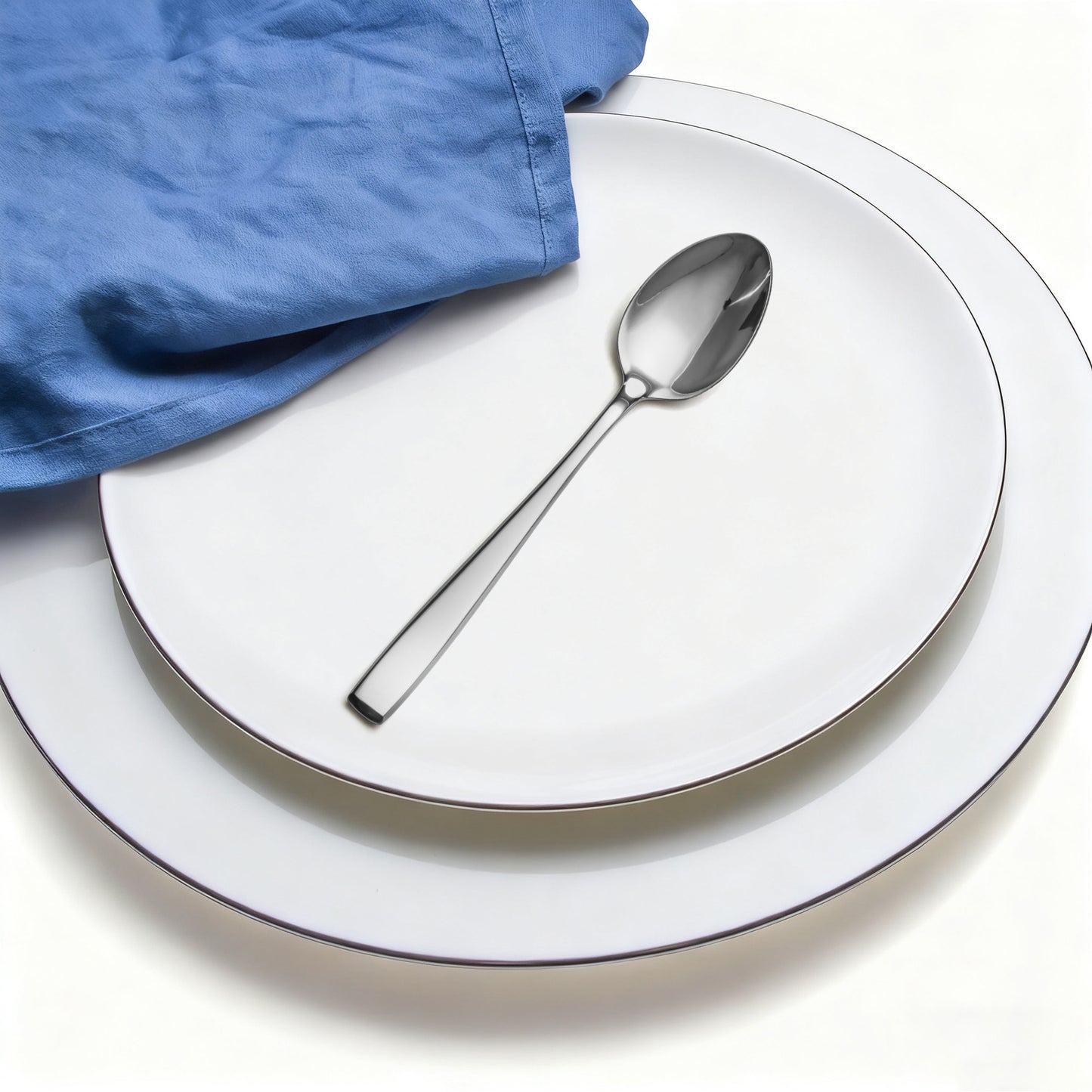 Slanted Mirror-Polish Small Spoon