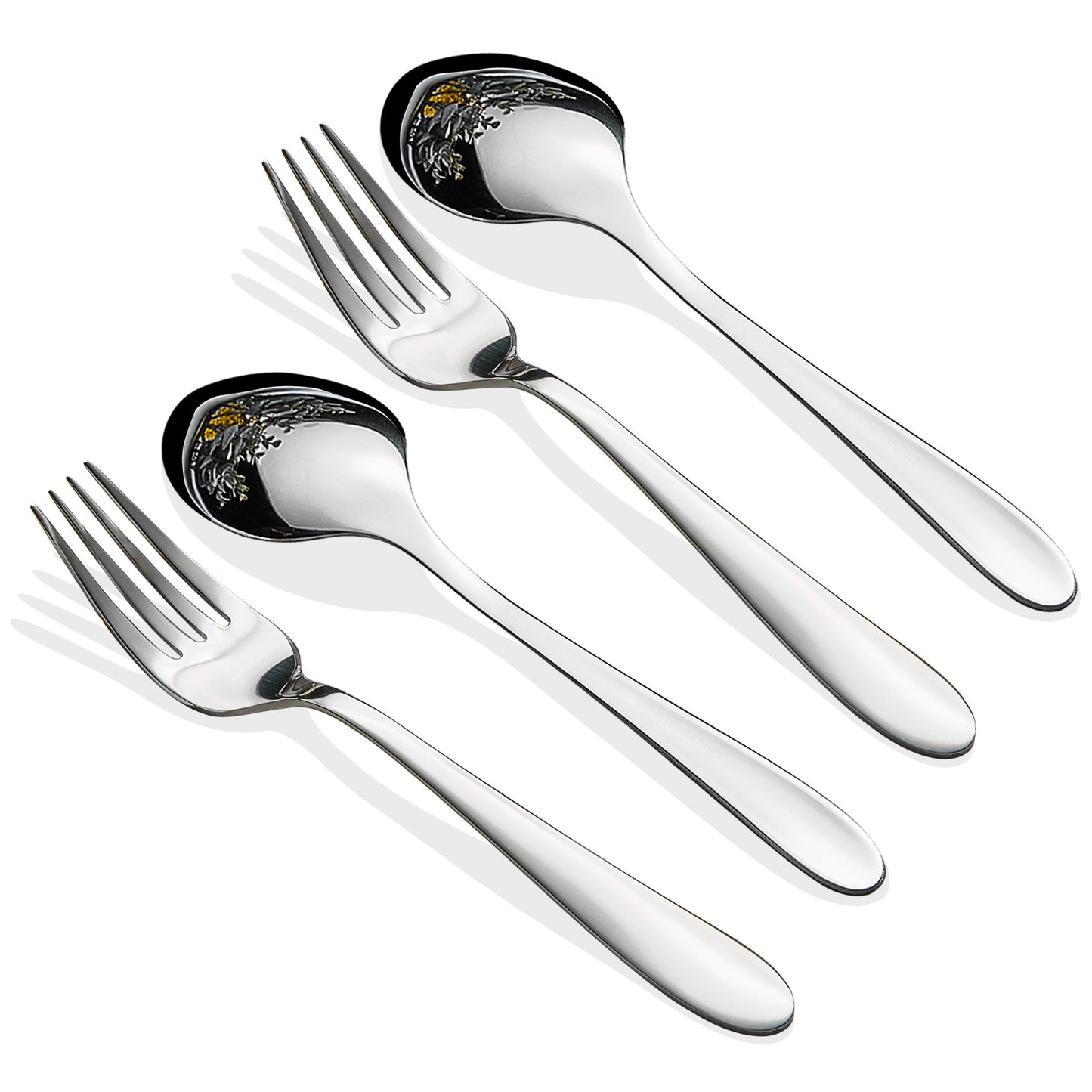 KH2000 Big Mirror-Polish Cutlery Pair