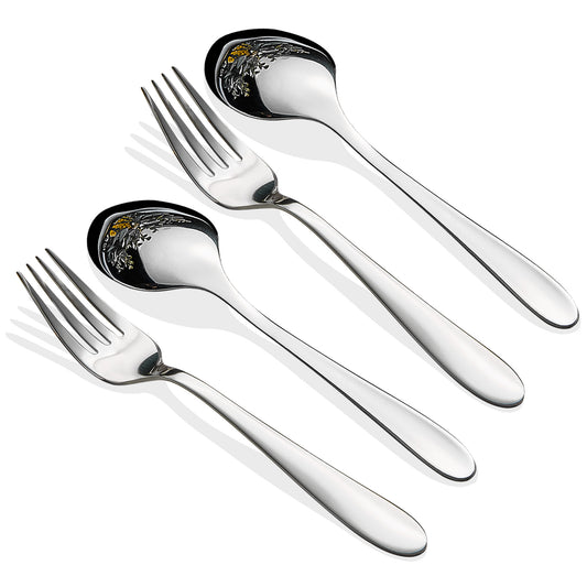 KH2000 Big Mirror-Polish Cutlery Pair
