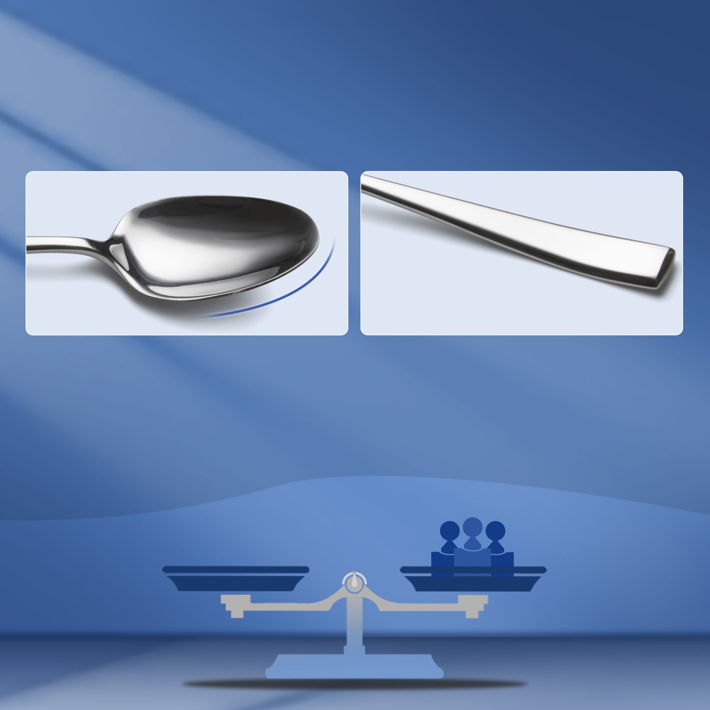 Slanted Mirror-Polish Small Spoon