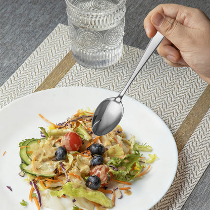 Slanted Mirror-Polish Small Spoon