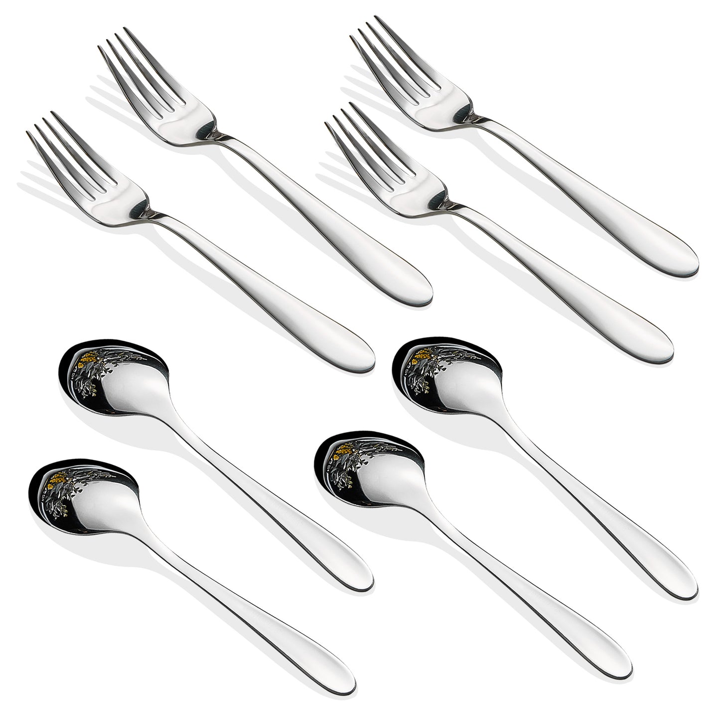 KH2000 Big Mirror-Polish Cutlery Pair