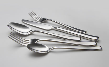 Slanted Mirror-Finish Flatware Set